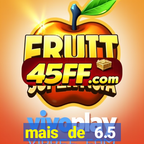 mais de 6.5 escanteios o que significa